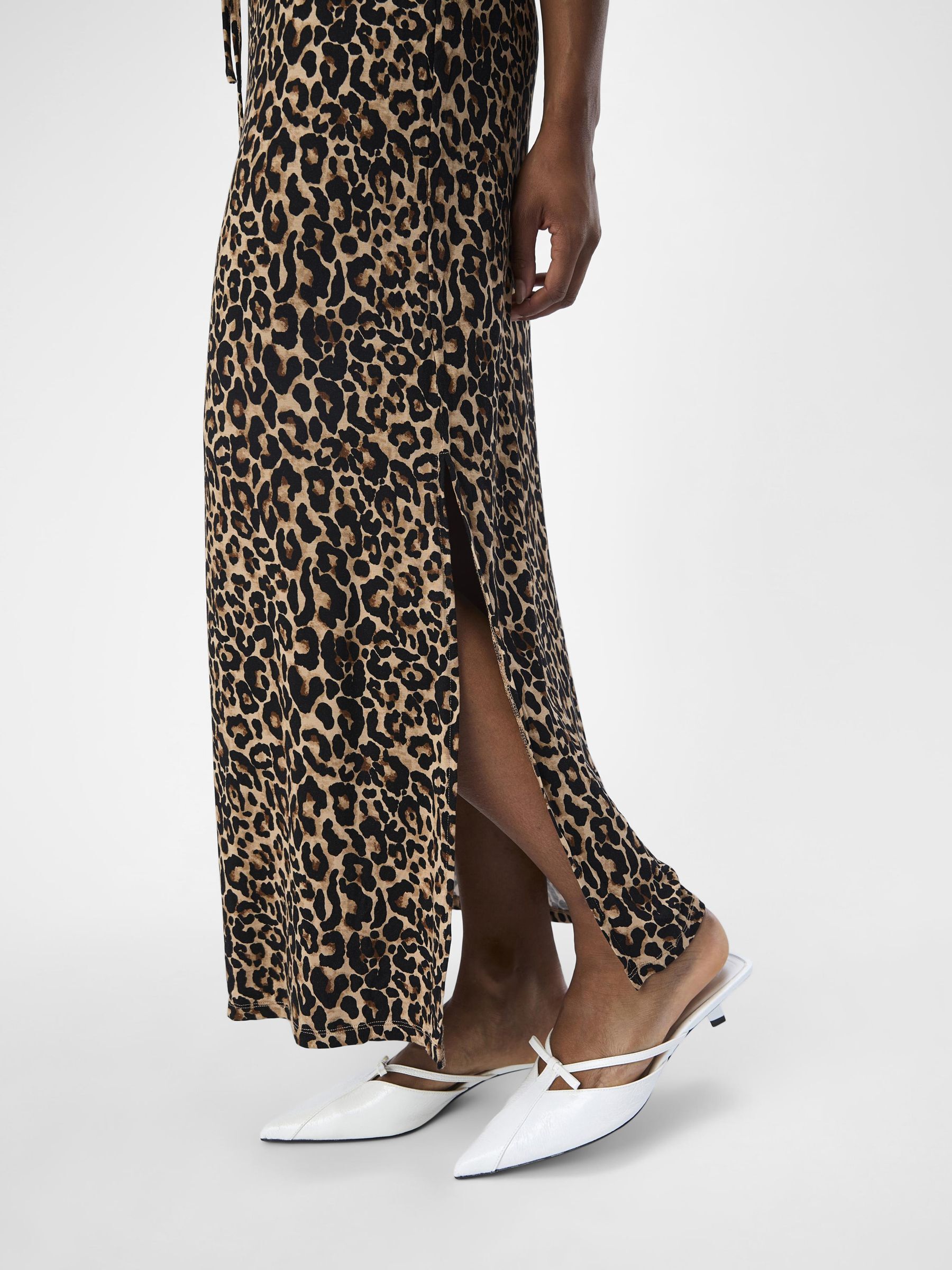 Leopard print maxi skirt size 18 shop