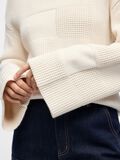 Product image thumbnail - KNITTED JUMPER, White Sand | 5