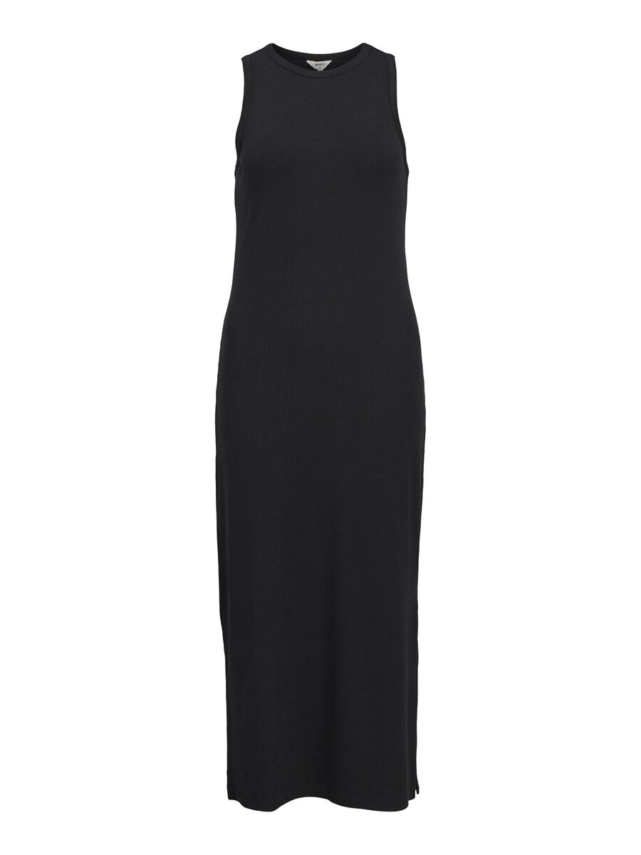 Object Collectors Item RIBBED MAXI DRESS, Black, highres - 23040621_Black_001.jpg