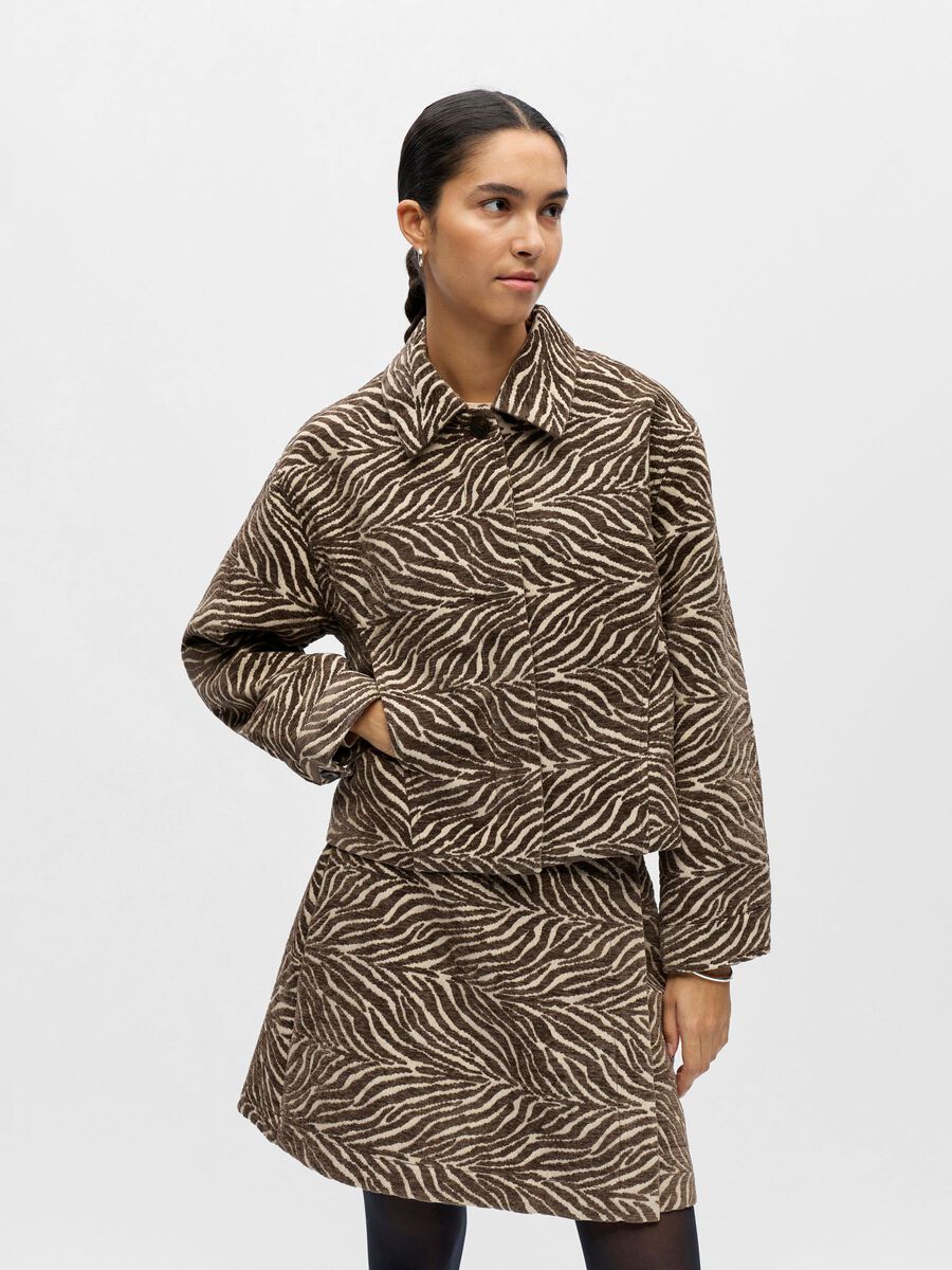 Product carousel image - ZEBRAPRINT JACKE, Morel | 1