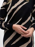 Product image thumbnail - OBJRAY KNITTED DRESS, Black | 5