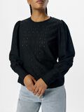 OBJECT LONG SLEEVED TOP, Black, highres - 23046626_Black_006.jpg