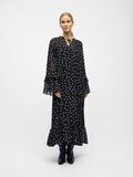 Product image thumbnail - POLKADOT MAXI JURK, Black | 4