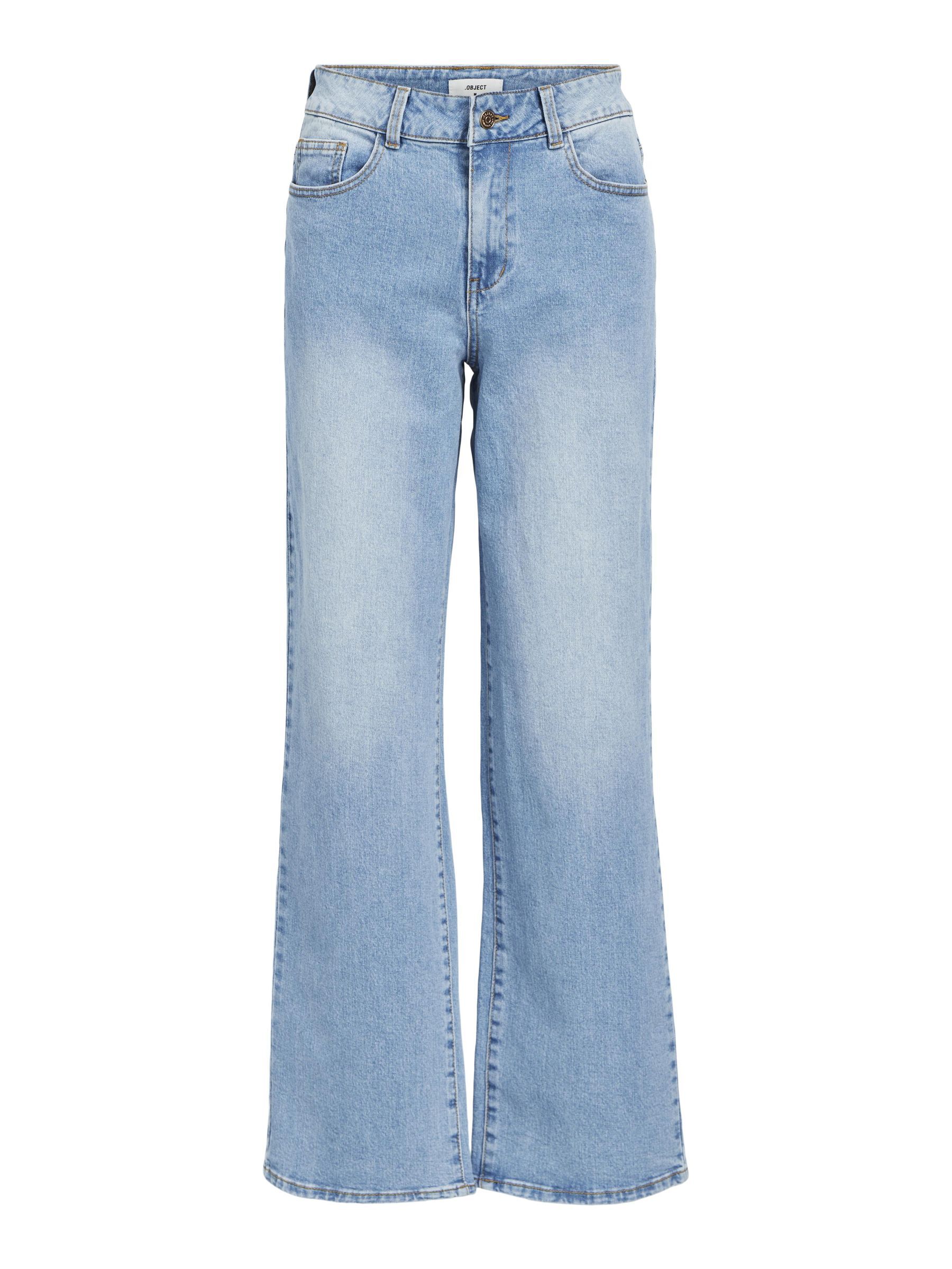 MID WAISTED WIDE FIT JEANS