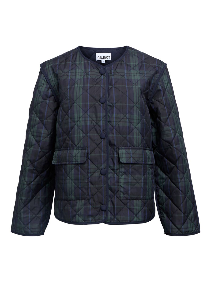 OBJECT CHECKED QUILTED JACKET, Sky Captain, highres - 23048542_SkyCaptain_1251579_001.jpg