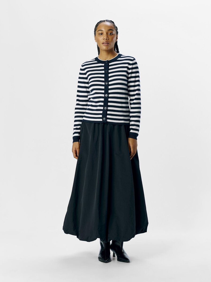 Carousel image - OBJESTER  KNITTED CARDIGAN, Sky Captain | 4