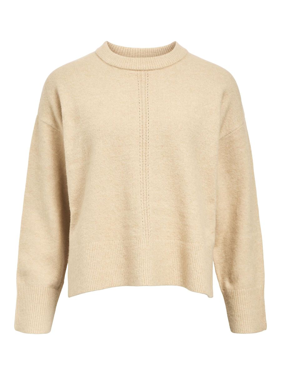 Carousel image - KNITTED PULLOVER, Tannin | 1