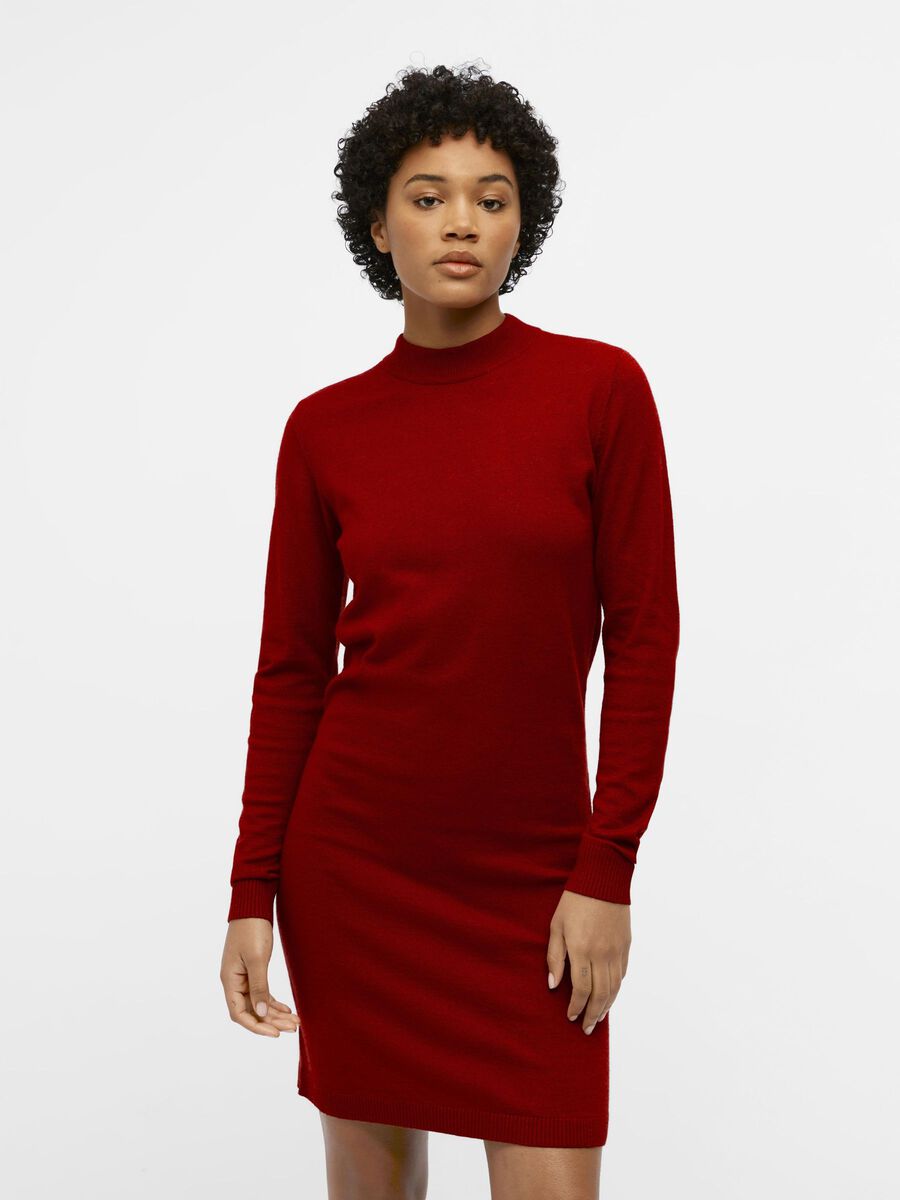Object Collectors Item OBJTHESS KNITTED DRESS, Red Dahlia, highres - 23030730_RedDahlia_971777_003.jpg