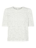 Object Collectors Item LACE SHORT SLEEVED TOP, Bright White, highres - 23035505_BrightWhite_001.jpg