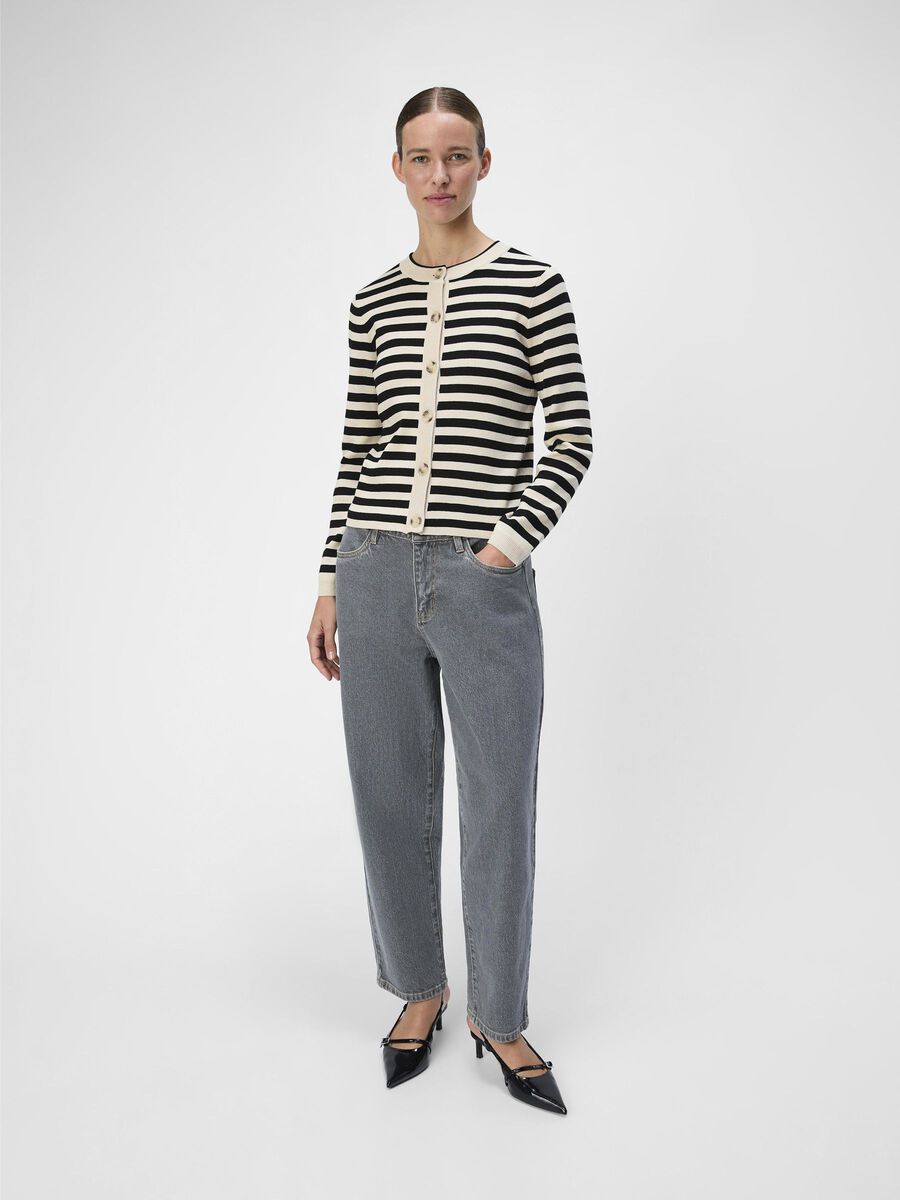 Carousel image - OBJESTER KNITTED CARDIGAN, Sandshell | 4