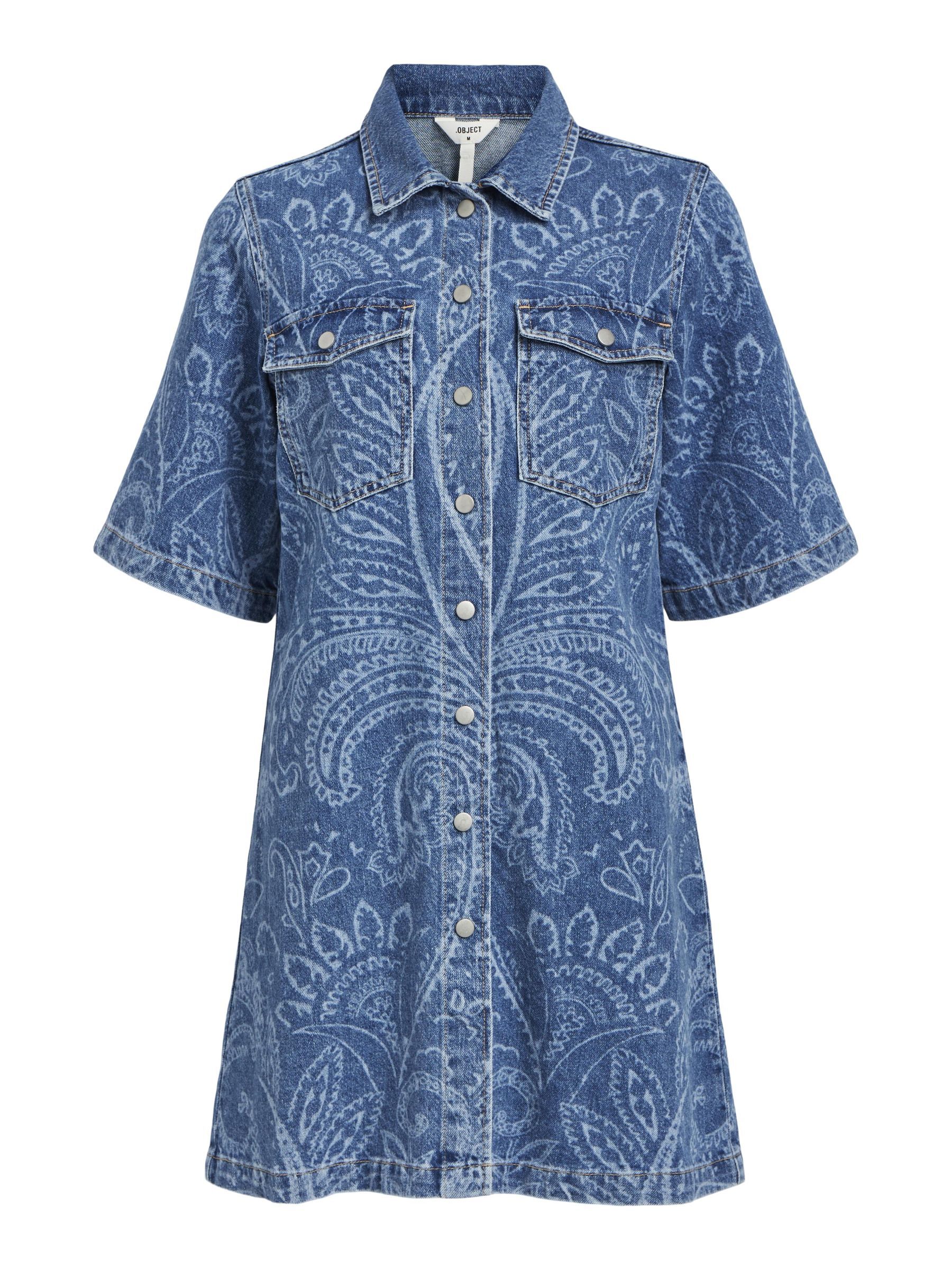 DENIM BLOUSEJURK Blau .OBJECT CI Belgie
