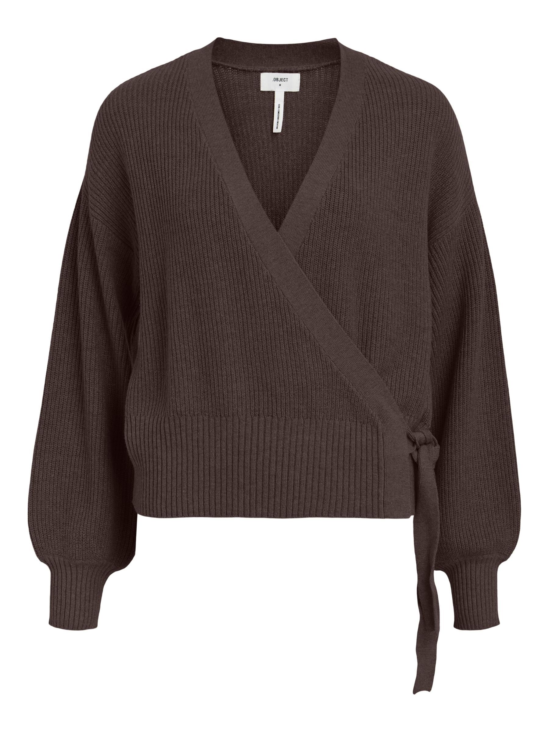 OBJMALENA CARDIGAN Brown .OBJECT CI UK