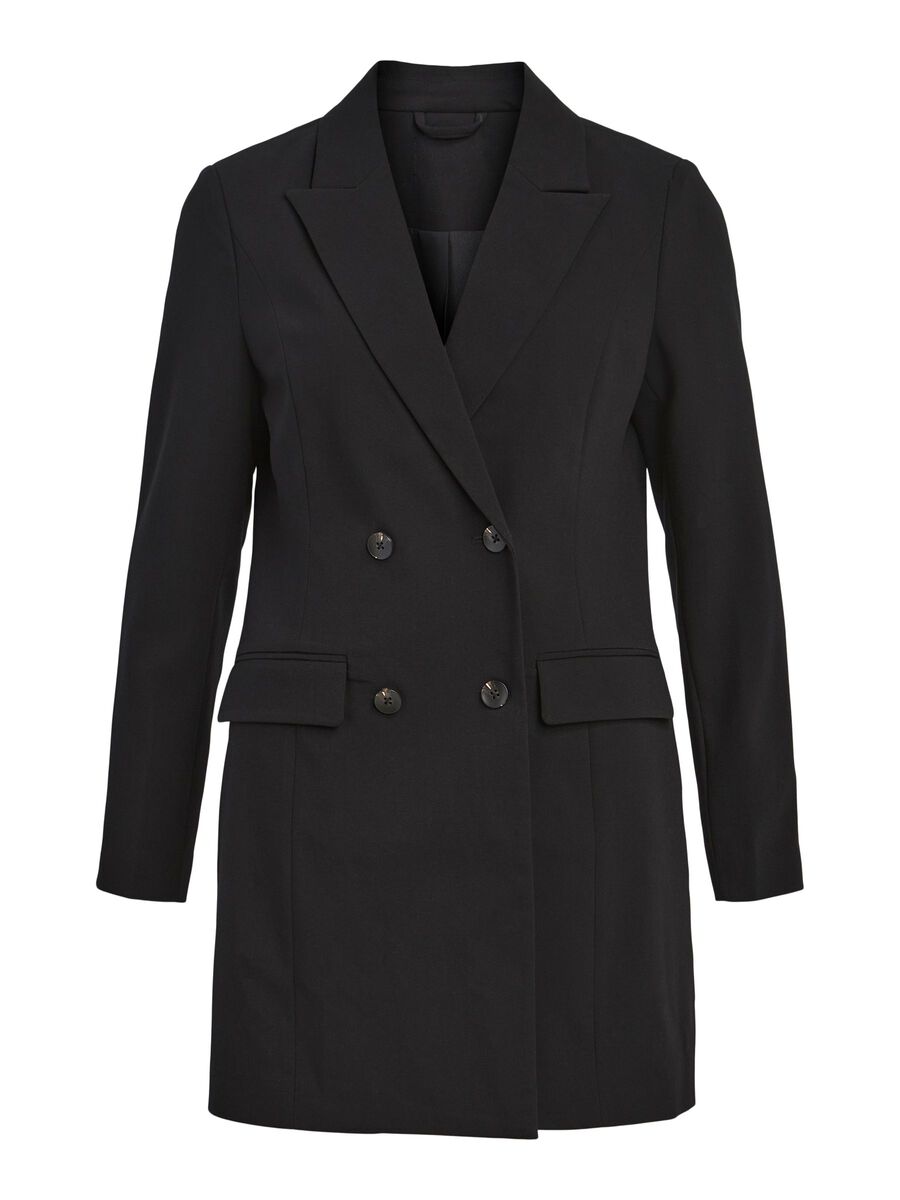 Object Collectors Item DOUBLE-BREASTED BLAZER DRESS, Black, highres - 23042072_Black_001.jpg