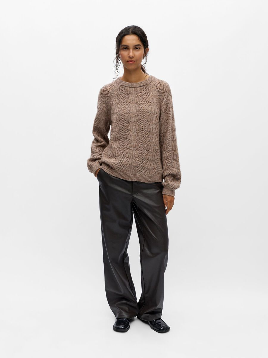 Carousel image - KNITTED PULLOVER, Desert Taupe | 4