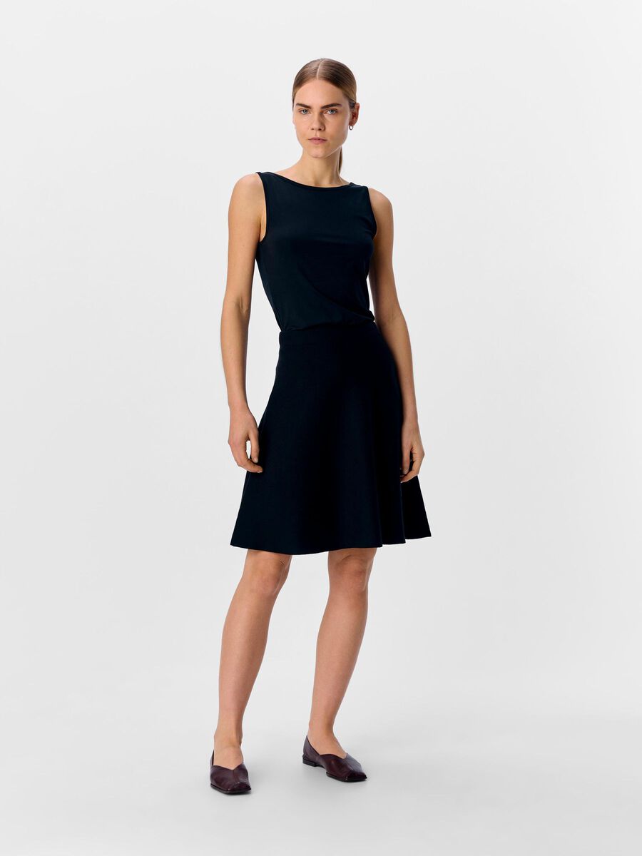 OBJECT EN MAILLE MINI-JUPE, Black, highres - 23045393_Black_005.jpg
