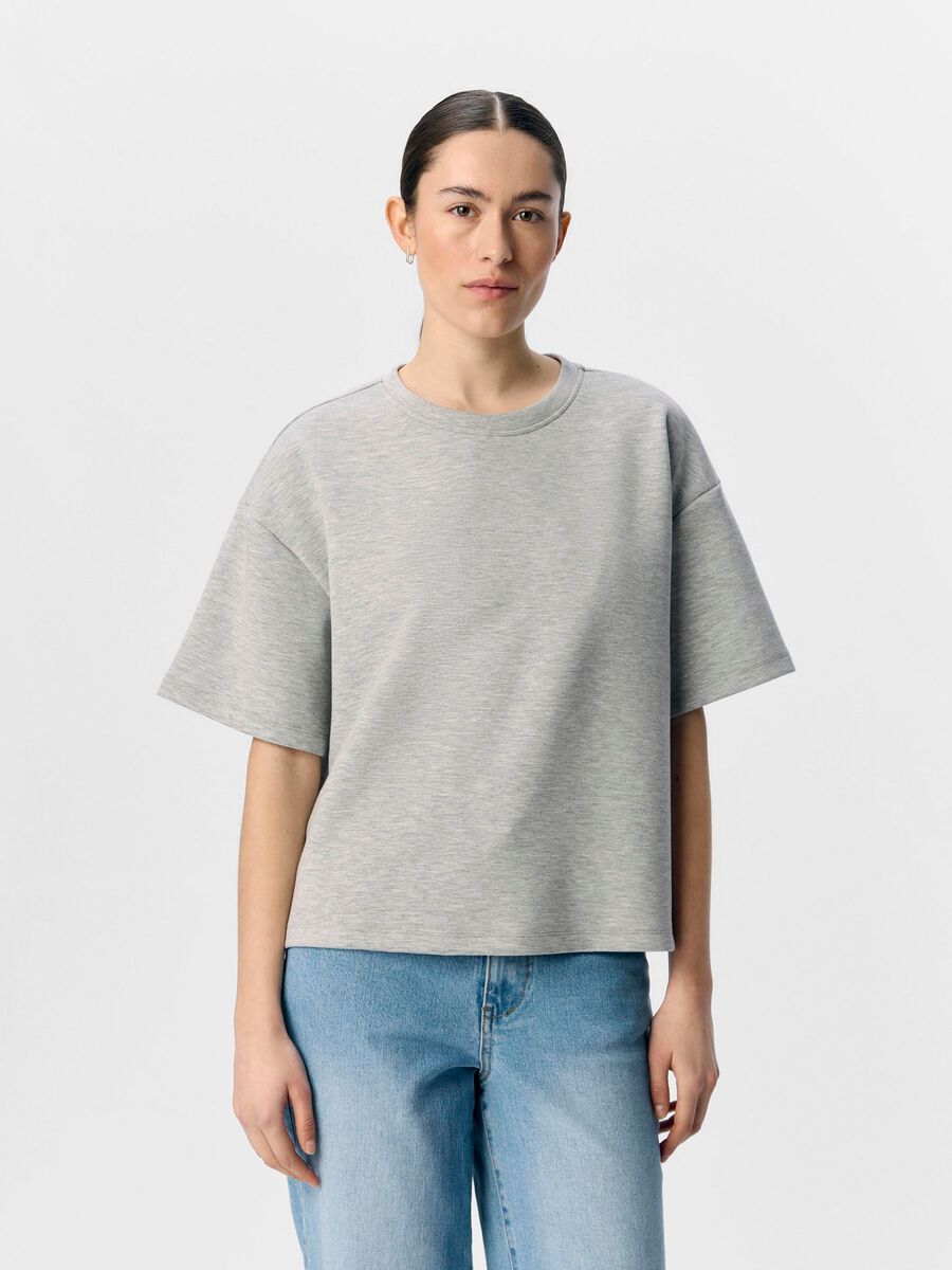 OBJECT T-SHIRT, Light Grey Melange, highres - 23047203_LightGreyMelange_003.jpg