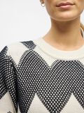 Product image thumbnail - À MOTIF ROBE EN MAILLE, White Sand | 5