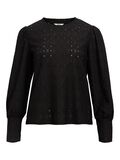 OBJECT LONG SLEEVED TOP, Black, highres - 23046626_Black_001.jpg