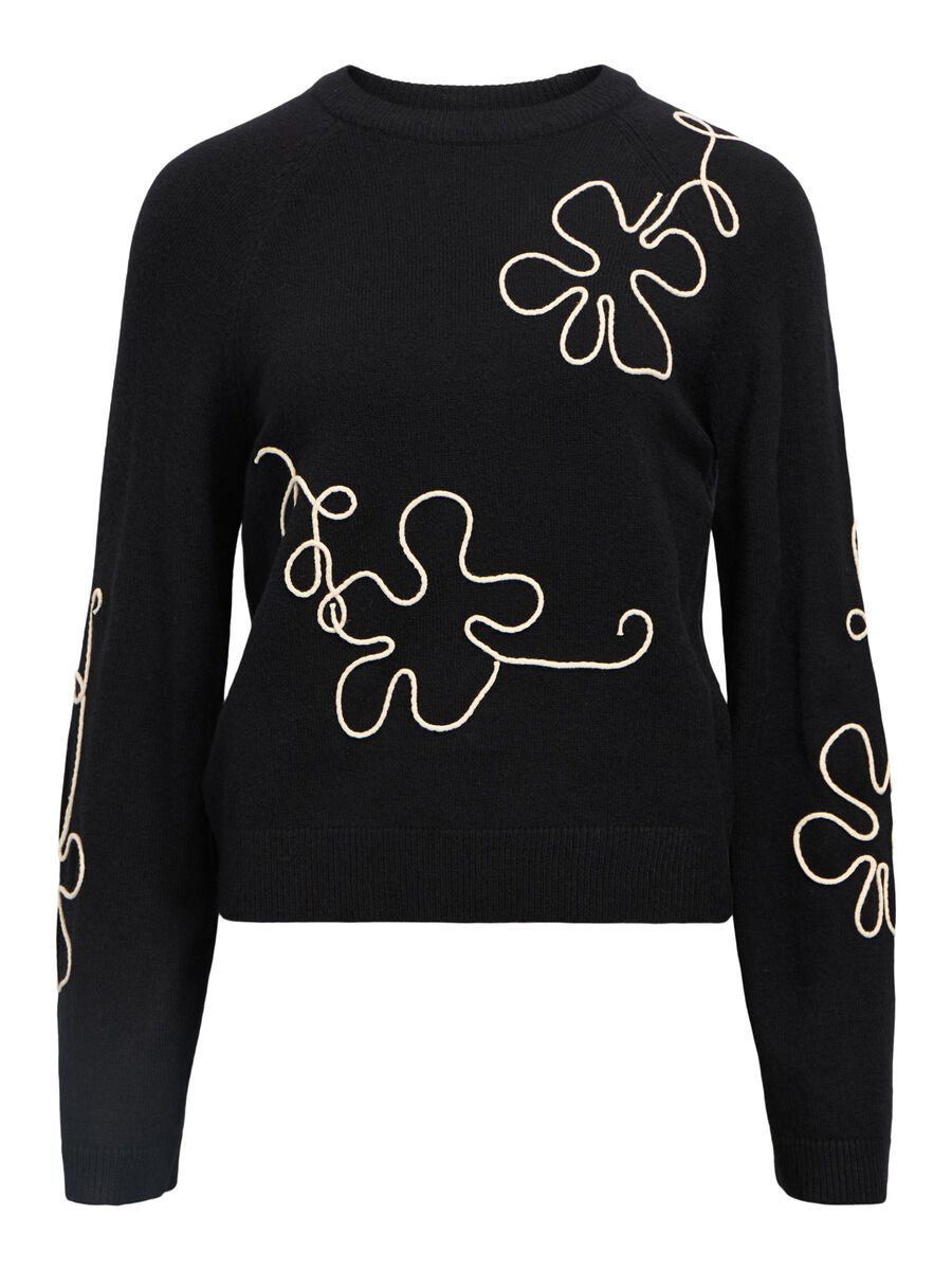 OBJECT KNITTED PULLOVER, Black, highres - 23046233_Black_1202602_001.jpg