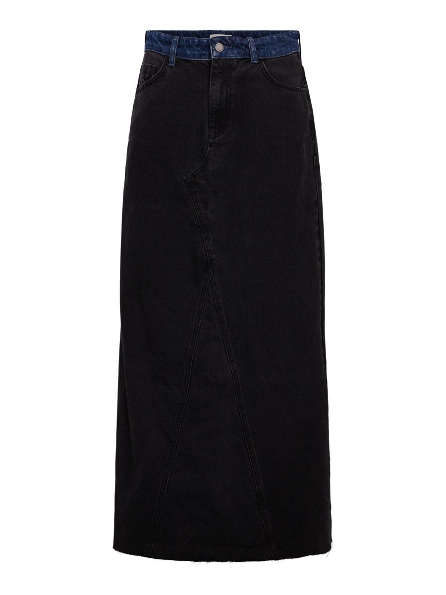 OBJECT OBJHARLOW JUPE EN JEAN, Black Denim, highres - 23043754_BlackDenim_1131464_001.jpg