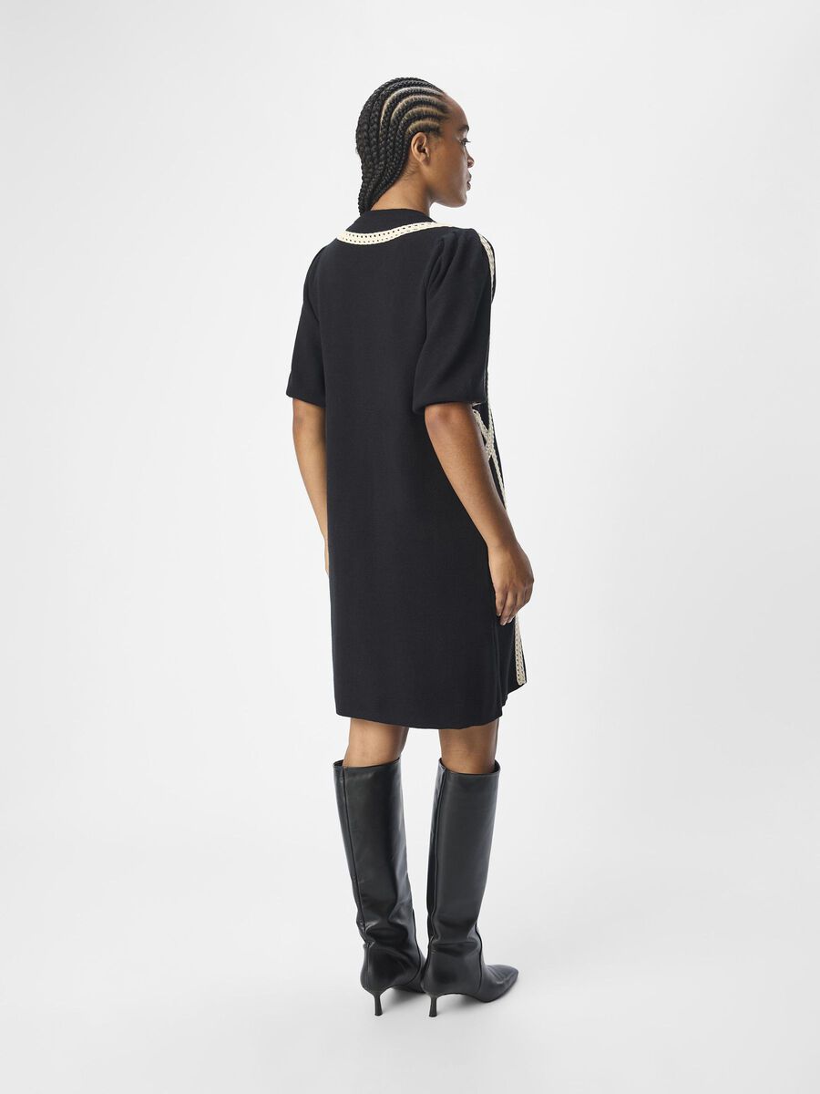 OBJECT GEBREID MIDI JURK, Black, highres - 23044981_Black_1150281_004.jpg