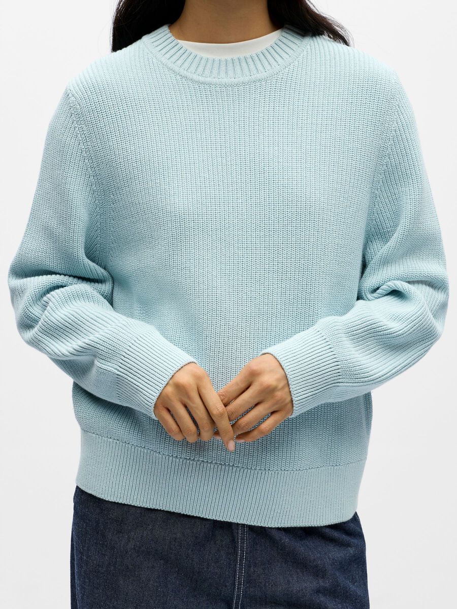 Carousel image - KNITTED PULLOVER, Winter Sky | 5