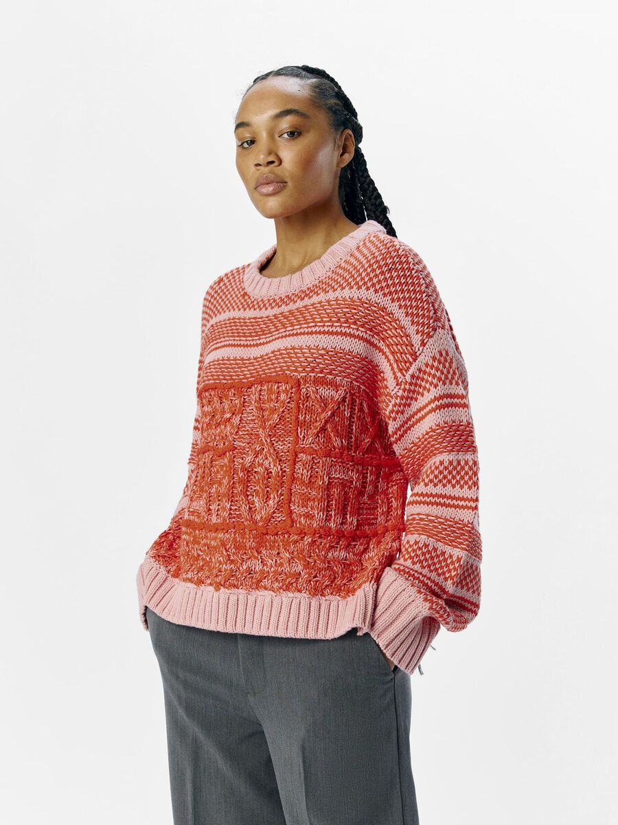 OBJECT GEMUSTERTER STRICKPULLOVER, Rose Elegance, highres - 23046071_RoseElegance_1169622_003.jpg