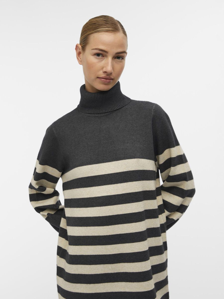 OBJRAY KNITTED DRESS | Grey | .OBJECT CI Germany