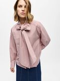 Product image thumbnail - BOW CHECKED SHIRT, Ash Rose | 6