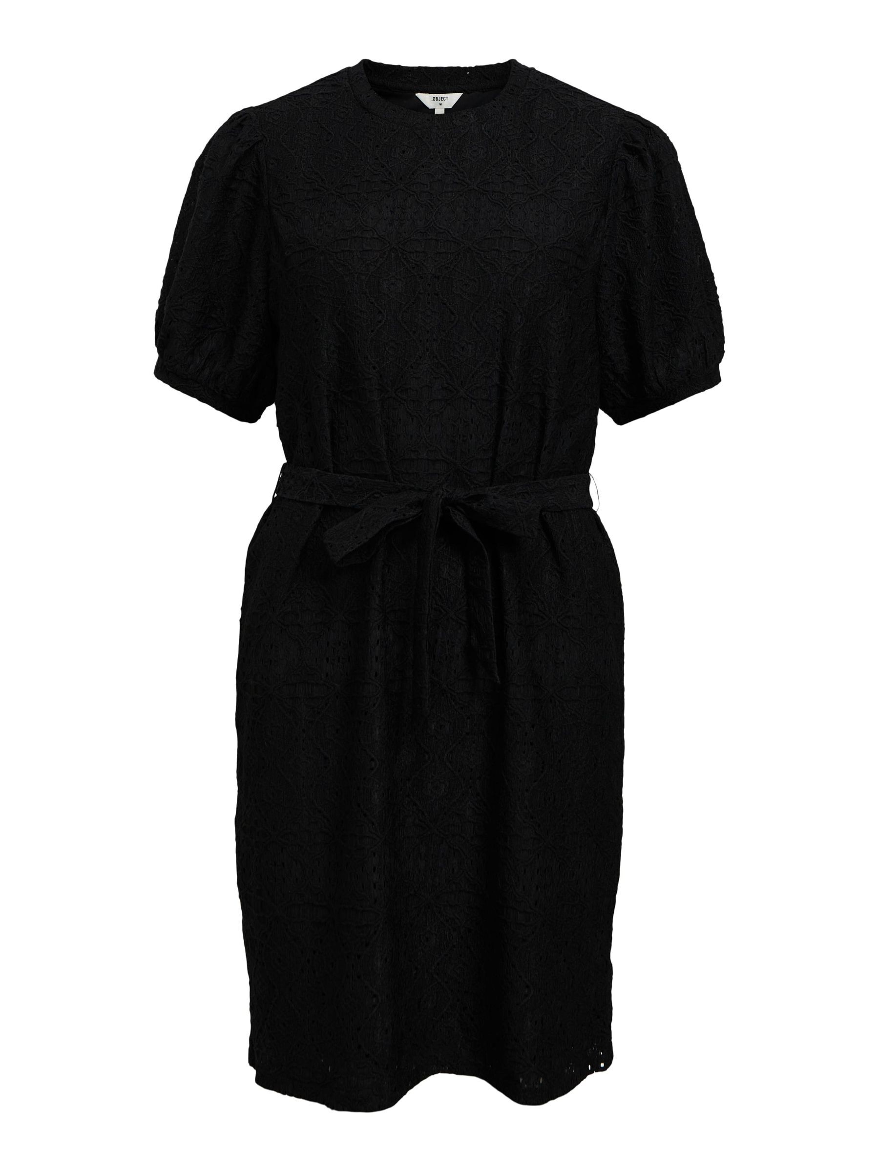 Zwarte blousejurk incredible korte mouw