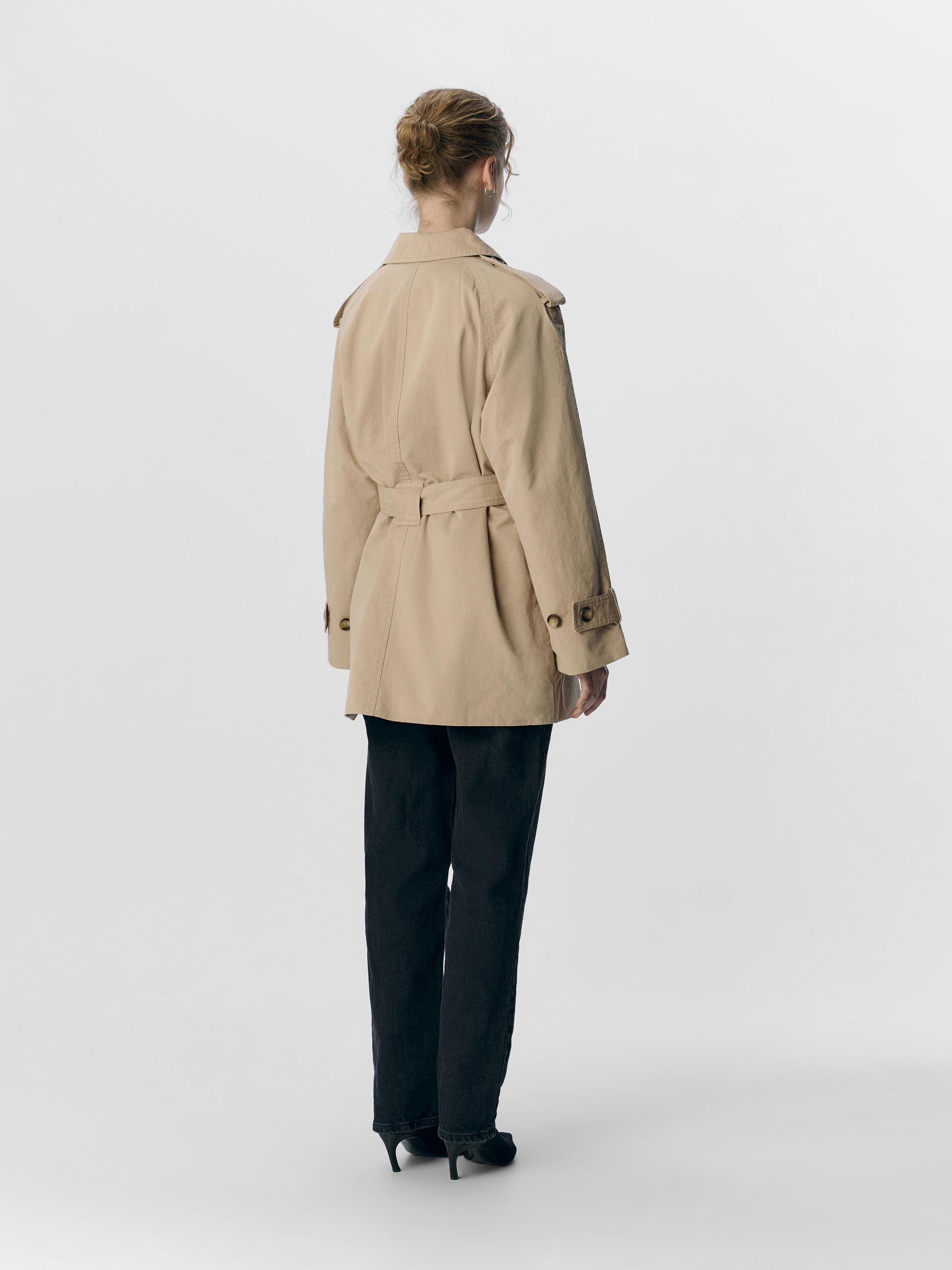 Ladies short new arrivals trench coat uk