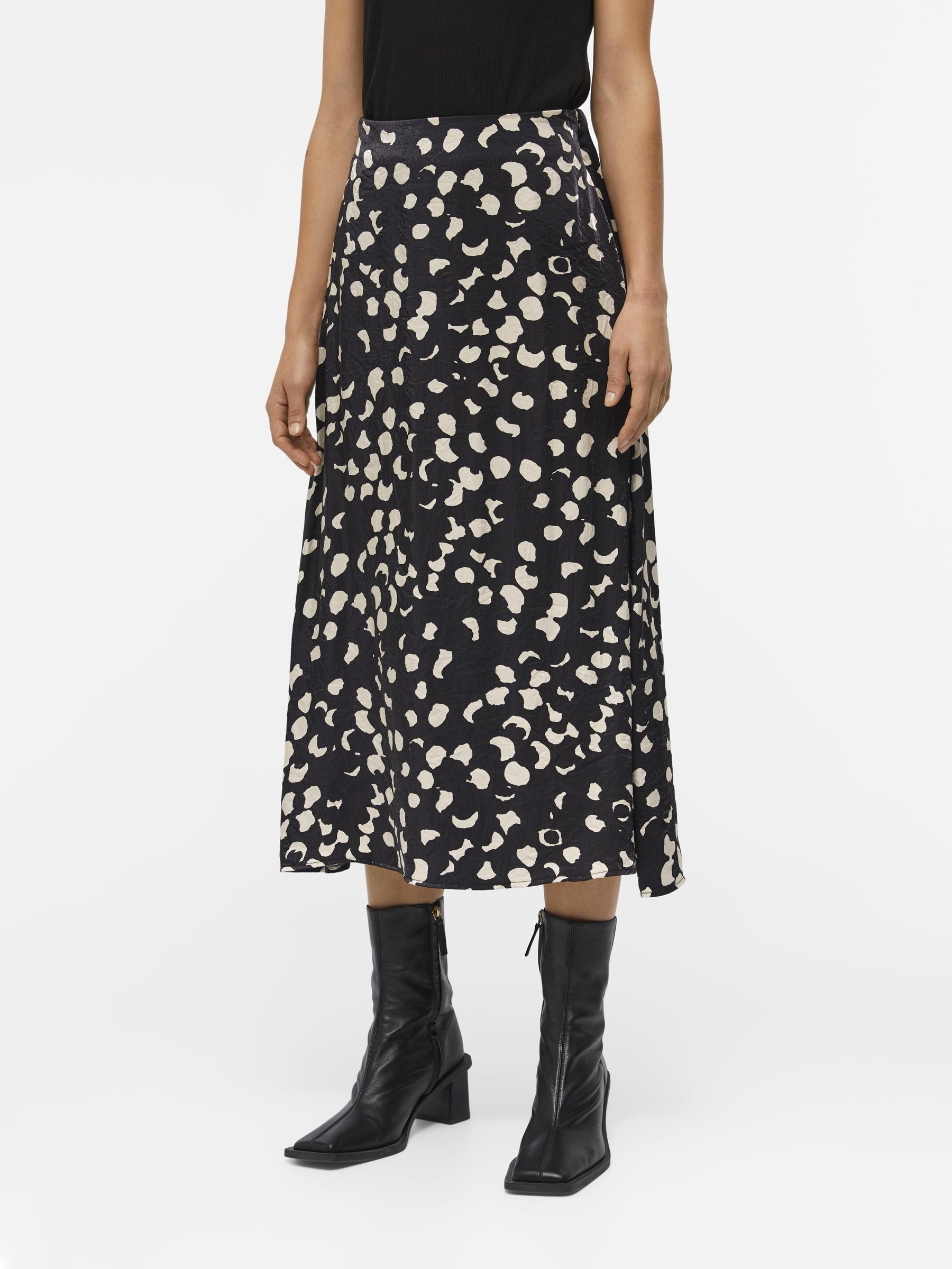 High waist rok zwart online