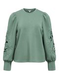 Product image thumbnail - DETAILED PULLOVER, Laurel Wreath | 1