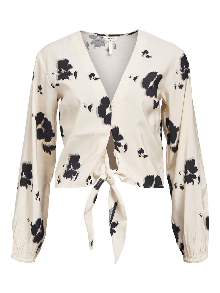 Printed Cropped Top - Object Collectors Item - Modalova