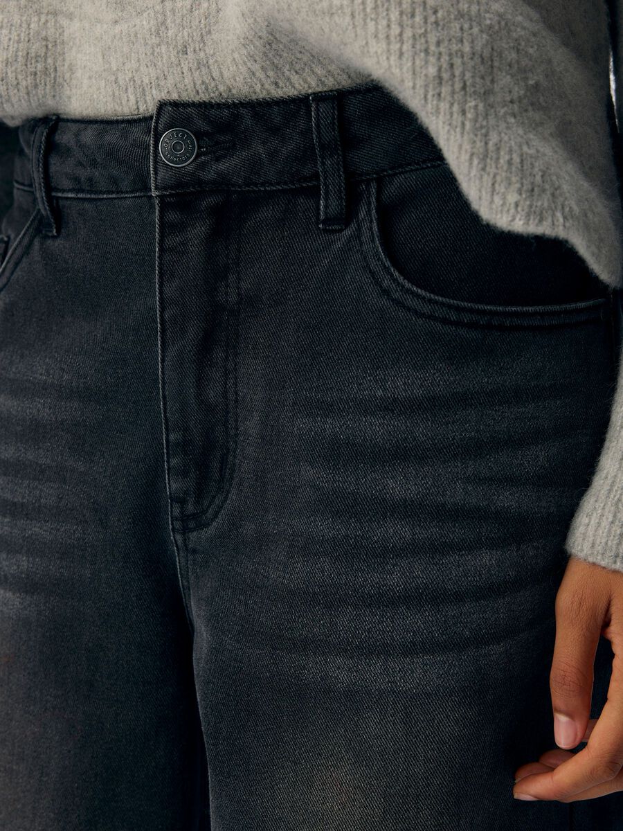 Product carousel image - BARREL FIT JEANS, Black | 5