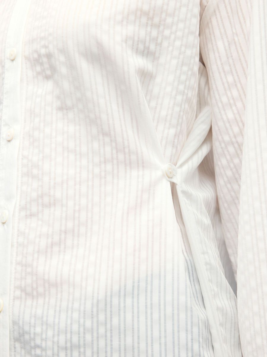 Carousel image - SEERSUCKER SHIRT, Cloud Dancer | 5