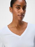 OBJECT V-NECK LONG SLEEVED TOP, White, highres - 23044668_White_006.jpg
