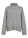 OBJECT HØJ HALSET PULLOVER, Medium Grey Melange, highres - 23044659_MediumGreyMelange_001.jpg