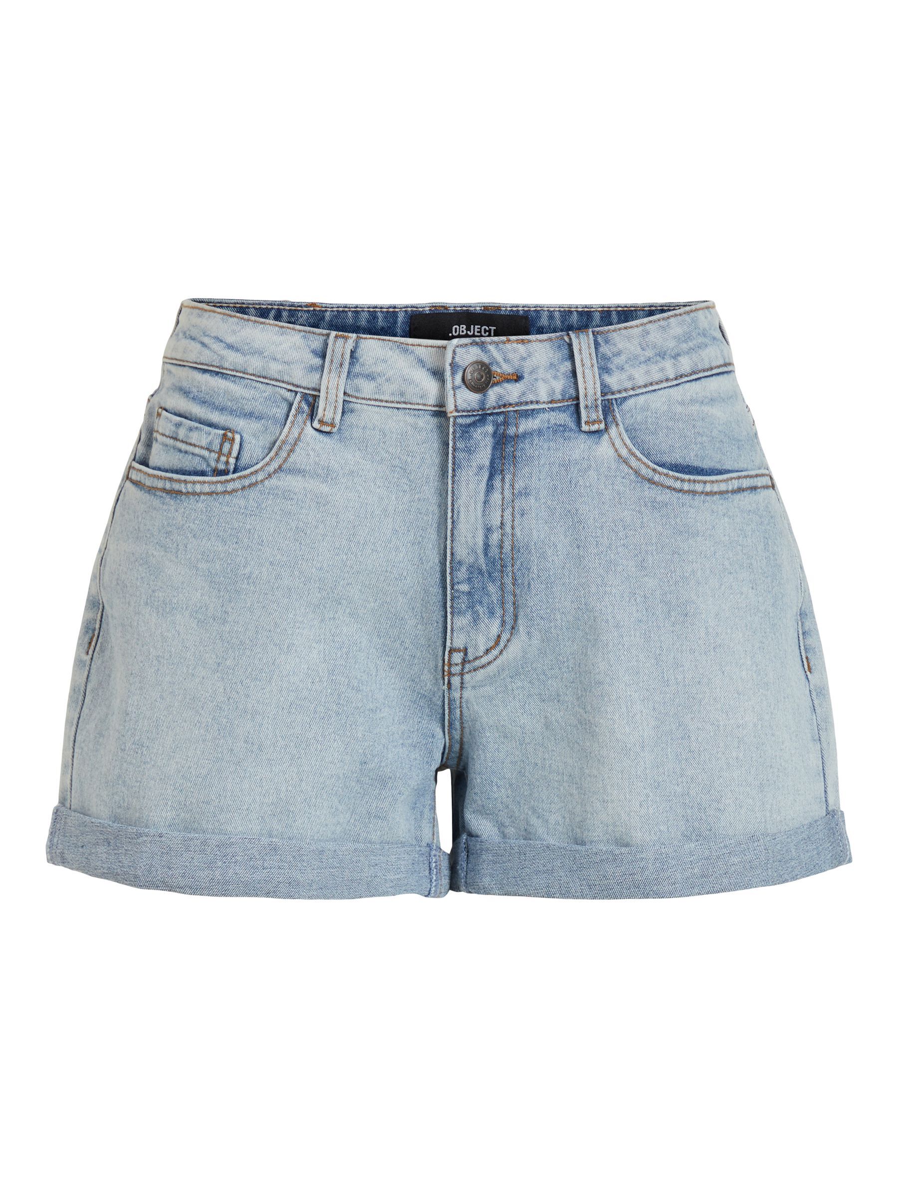 regular fit denim shorts