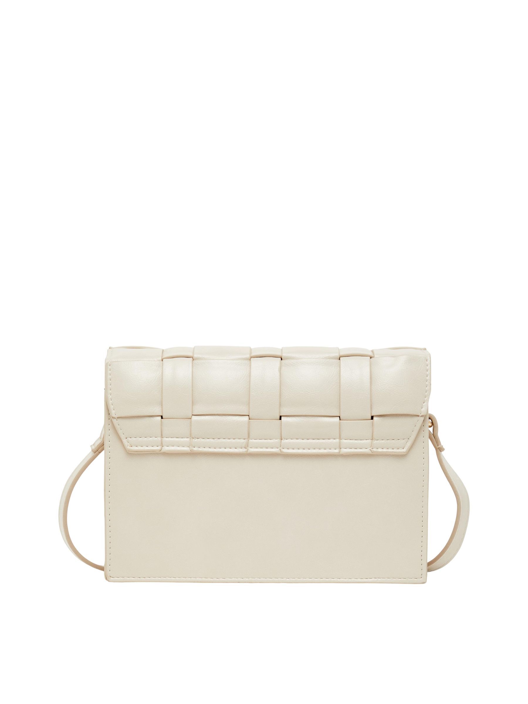 FAUX LEATHER CROSSBODY BAG