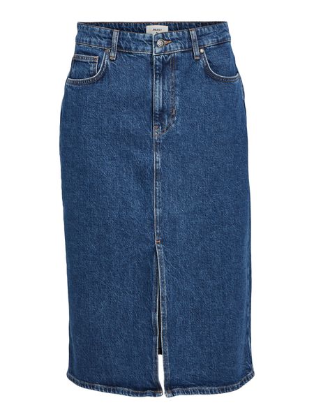OBJECT DENIM MIDIKJOL, Medium Blue Denim, highres - 23044069_MediumBlueDenim_001.jpg