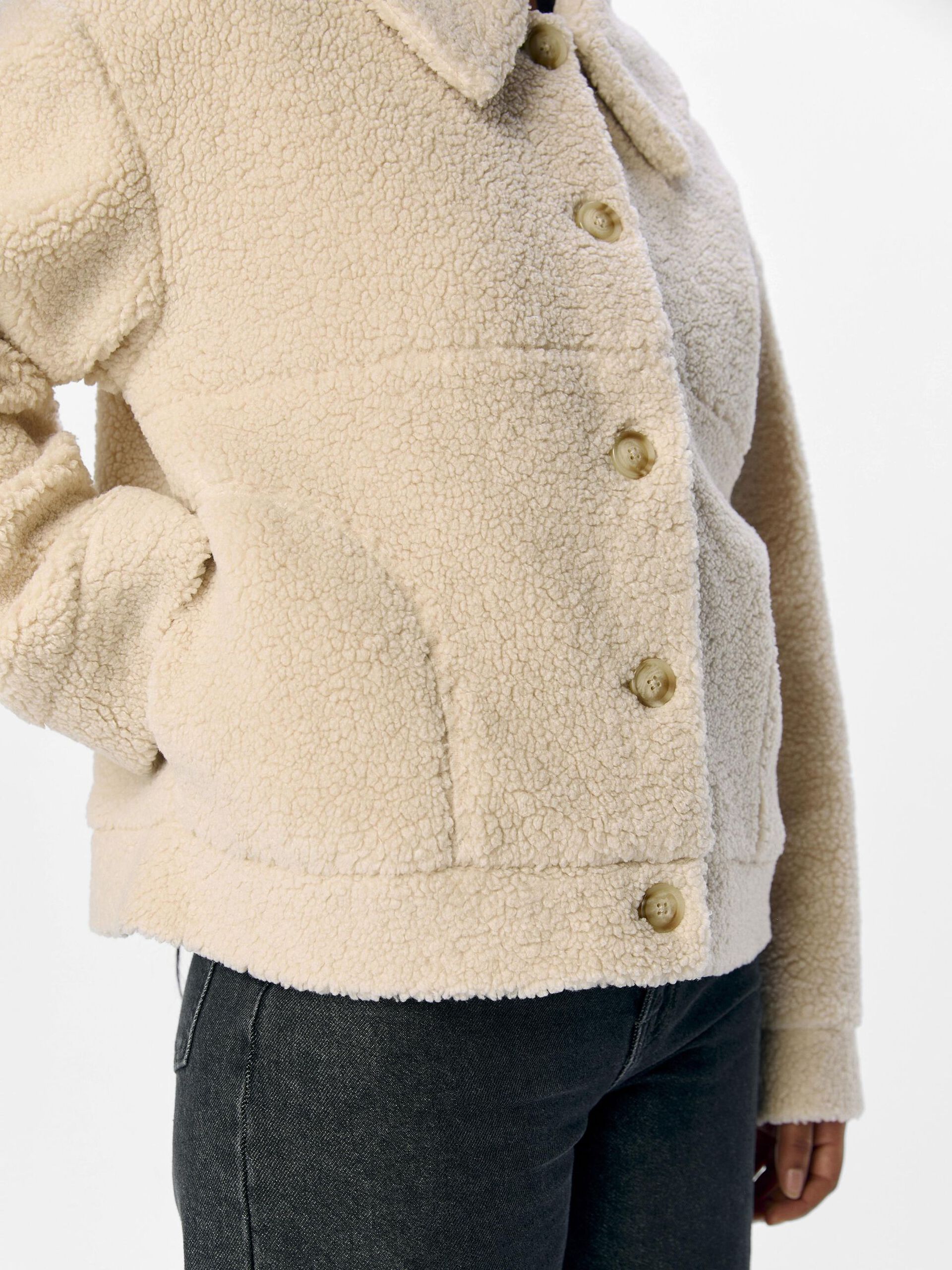 Carousel image - TEDDY JACKET, Sandshell | 5