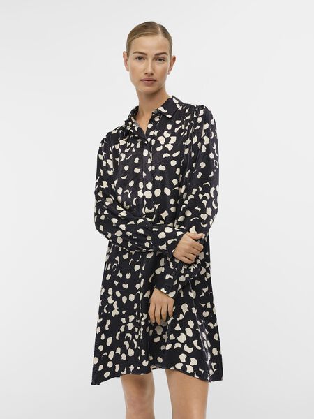 Object Collectors Item LONG SLEEVED SHIRT DRESS, Black, highres - 23042889_Black_1064432_003.jpg