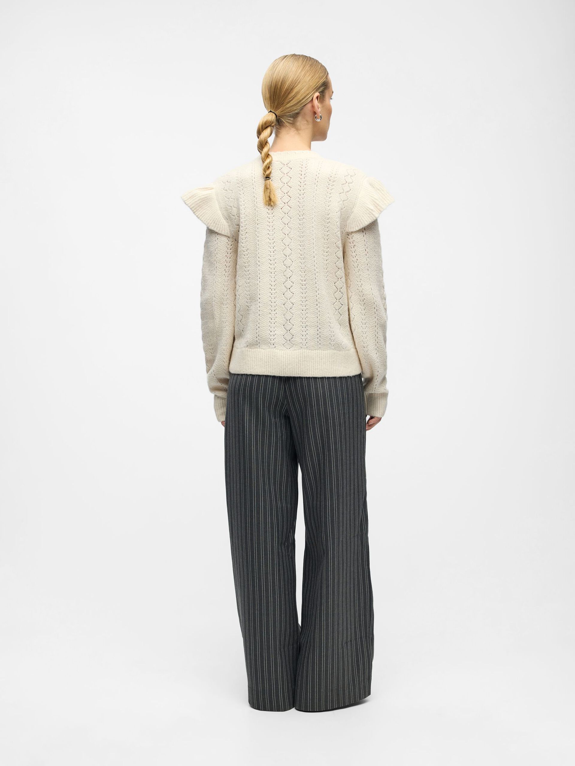 Carousel image - KNITTED PULLOVER, White Sand | 3