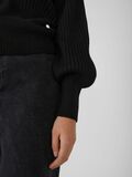 Object Collectors Item HIGH NECK KNITTED PULLOVER, Black, highres - 23036445_Black_007.jpg