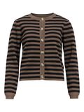 Product image thumbnail - OBJESTER  KNITTED CARDIGAN, Morel | 1