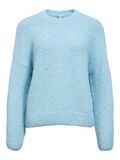Product image thumbnail - GERIPPTES PULLOVER, Winter Sky | 1