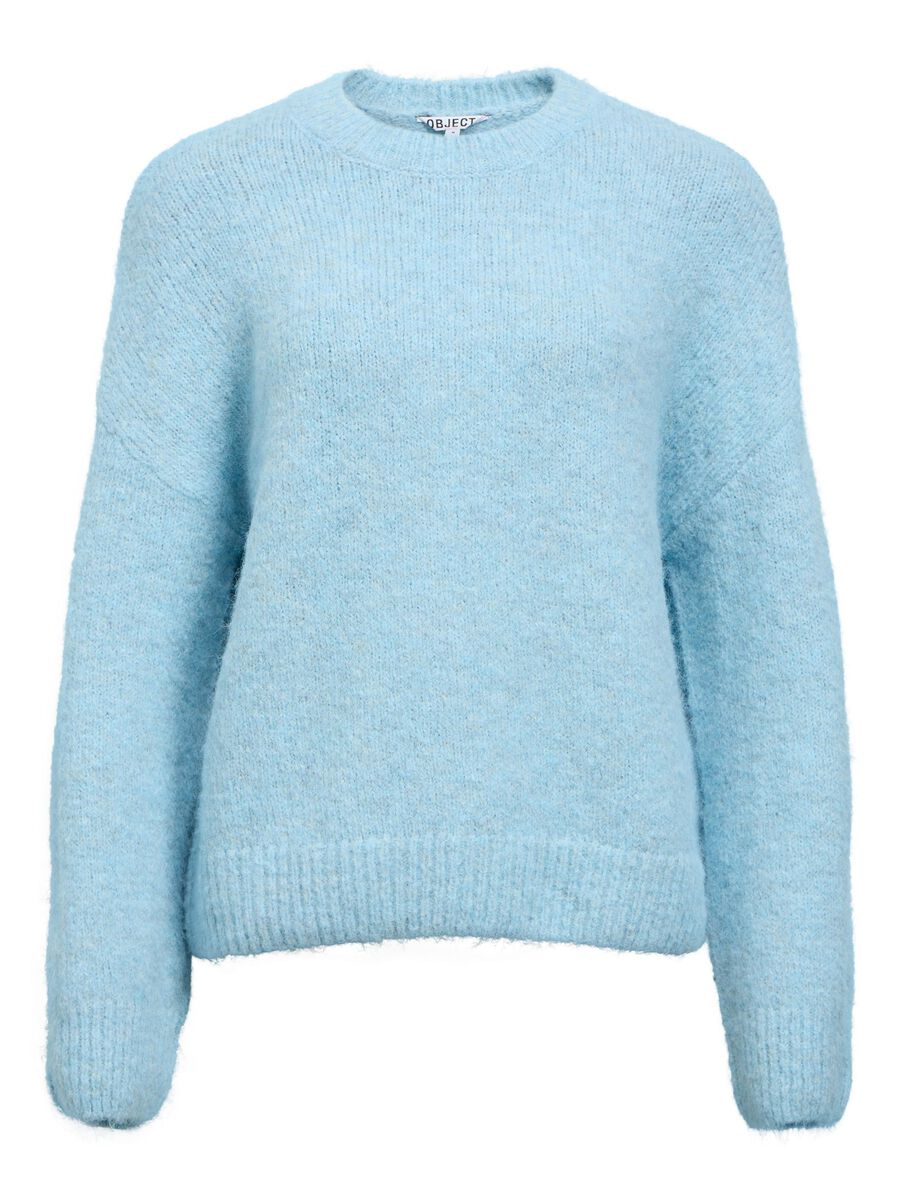 Product carousel image - GERIPPTES PULLOVER, Winter Sky | 1