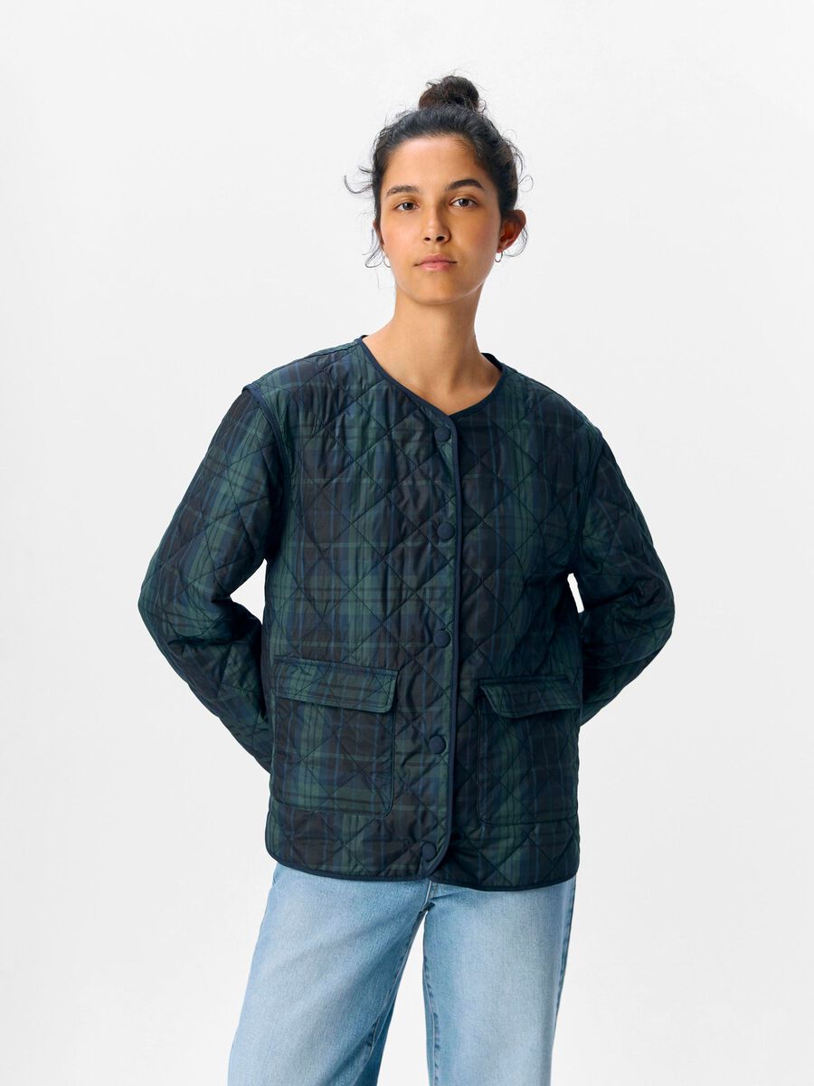 OBJECT CHECKED QUILTED JACKET, Sky Captain, highres - 23048542_SkyCaptain_1251579_003.jpg