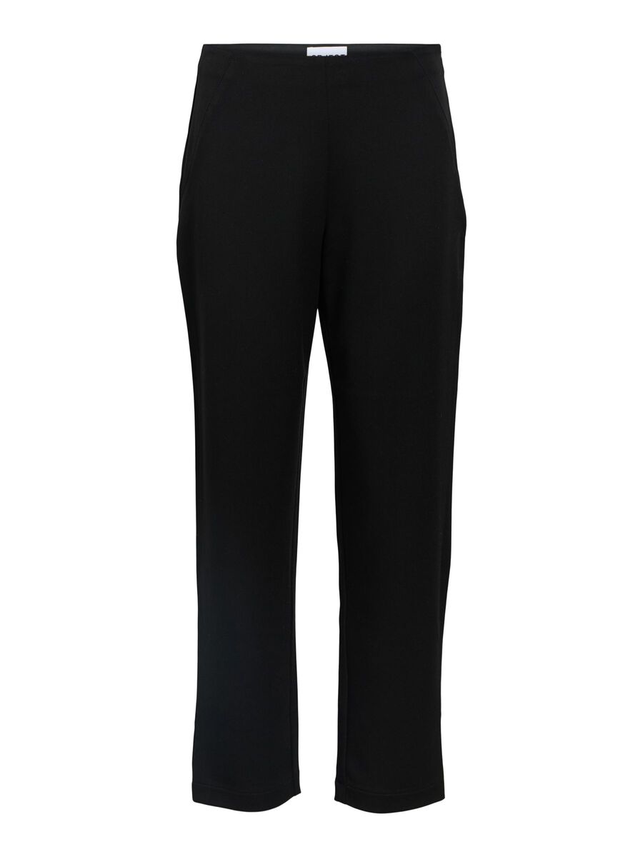 Product carousel image - MID WAIST TROUSERS, Black | 1